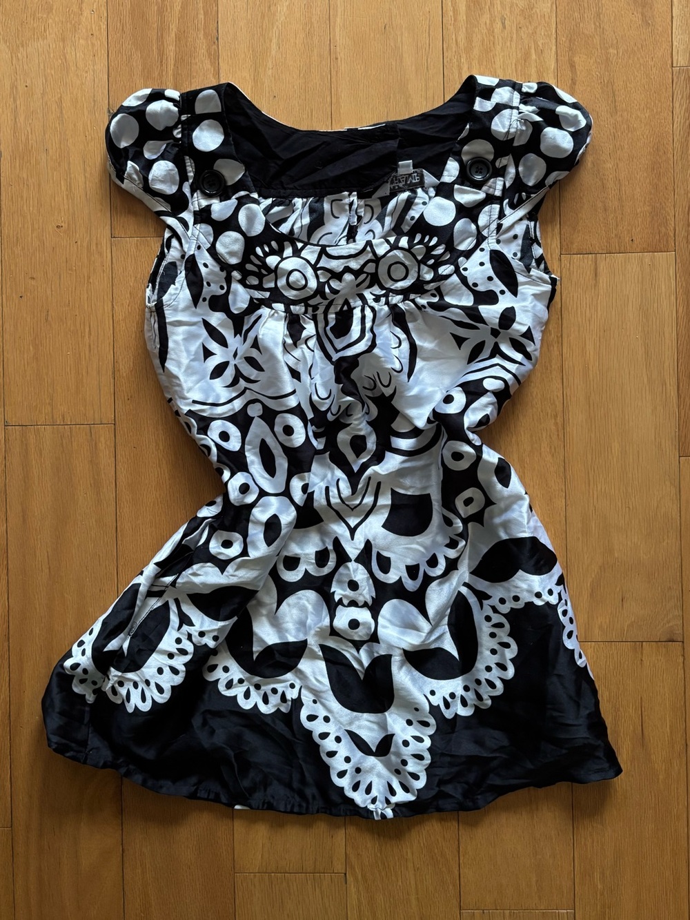 babydoll button top